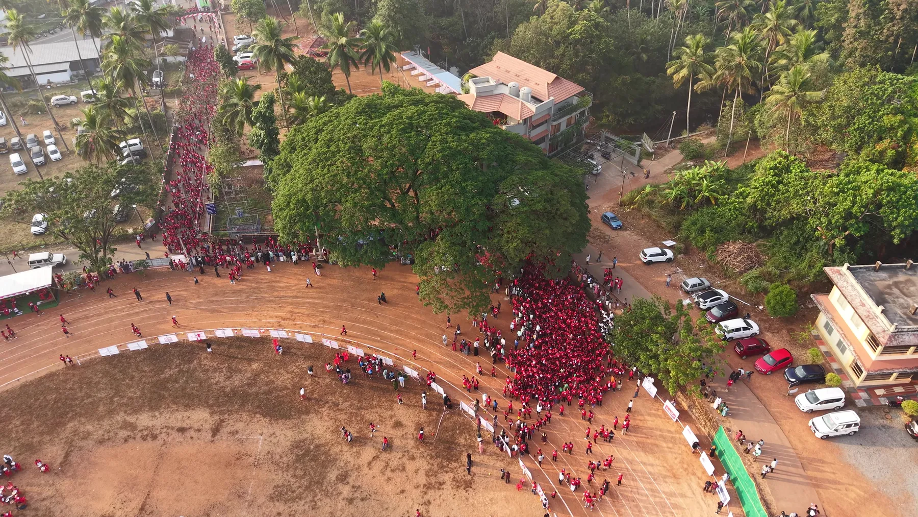 Peravoor Marathon 2025 community moment