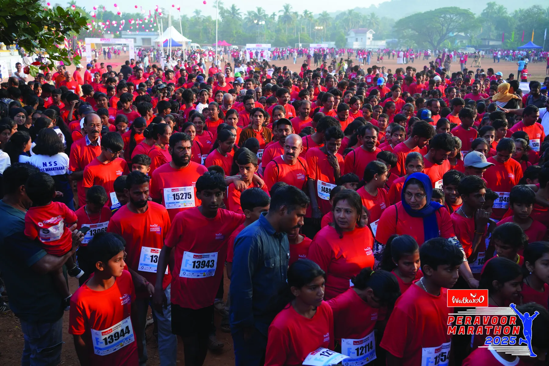 Peravoor Marathon 2025 race moment